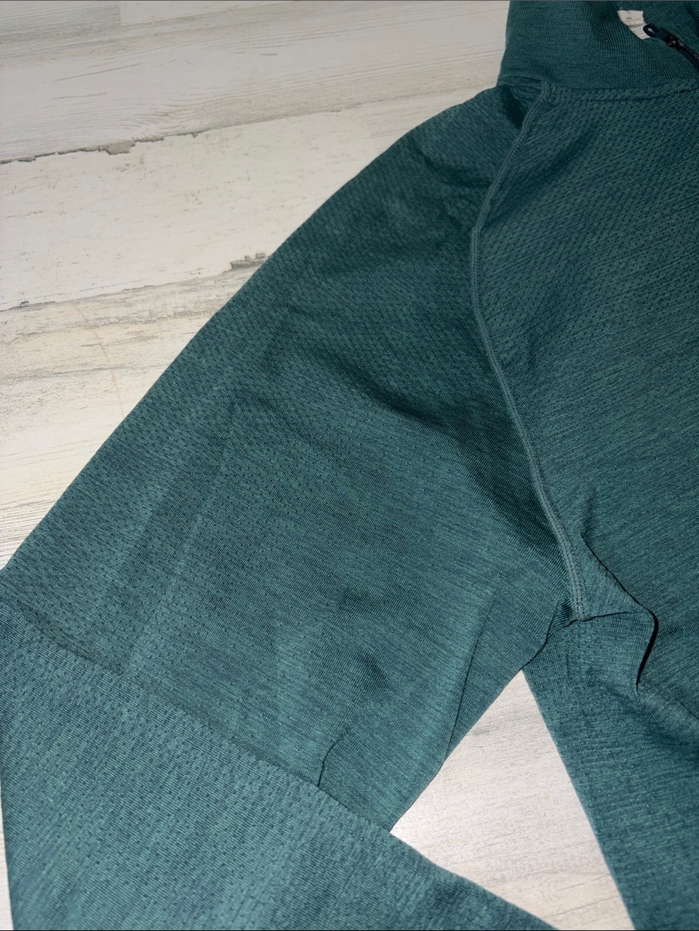 lululemon athletica Men's Teal Quarter-Zip Pullover Size Large - Picture 2 of 10